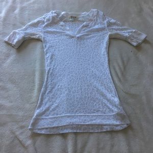 White see through shirt